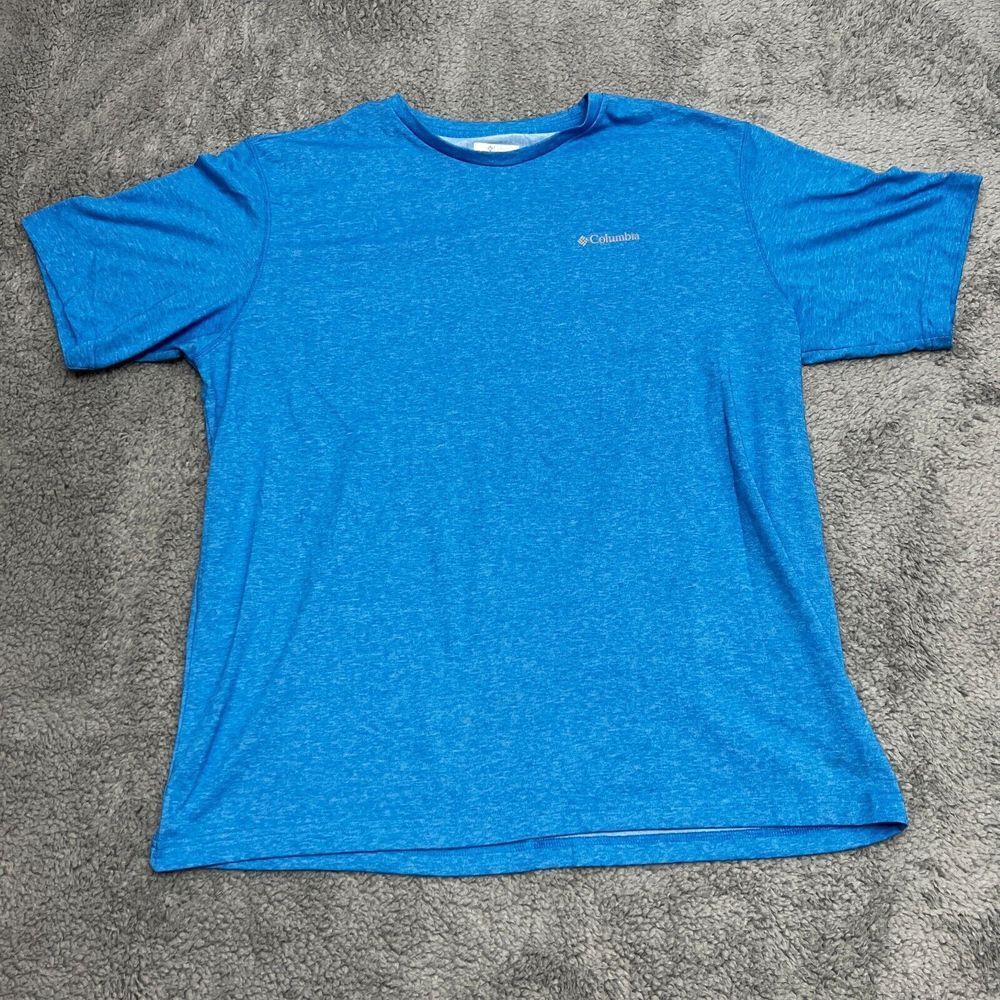 Columbia Men's Tech Short Sleeve Tee — Blue